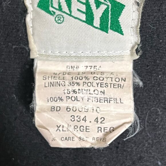 Vintage Key Denim Hooded Active Jacket Made In USA XL - Picture 9 of 9